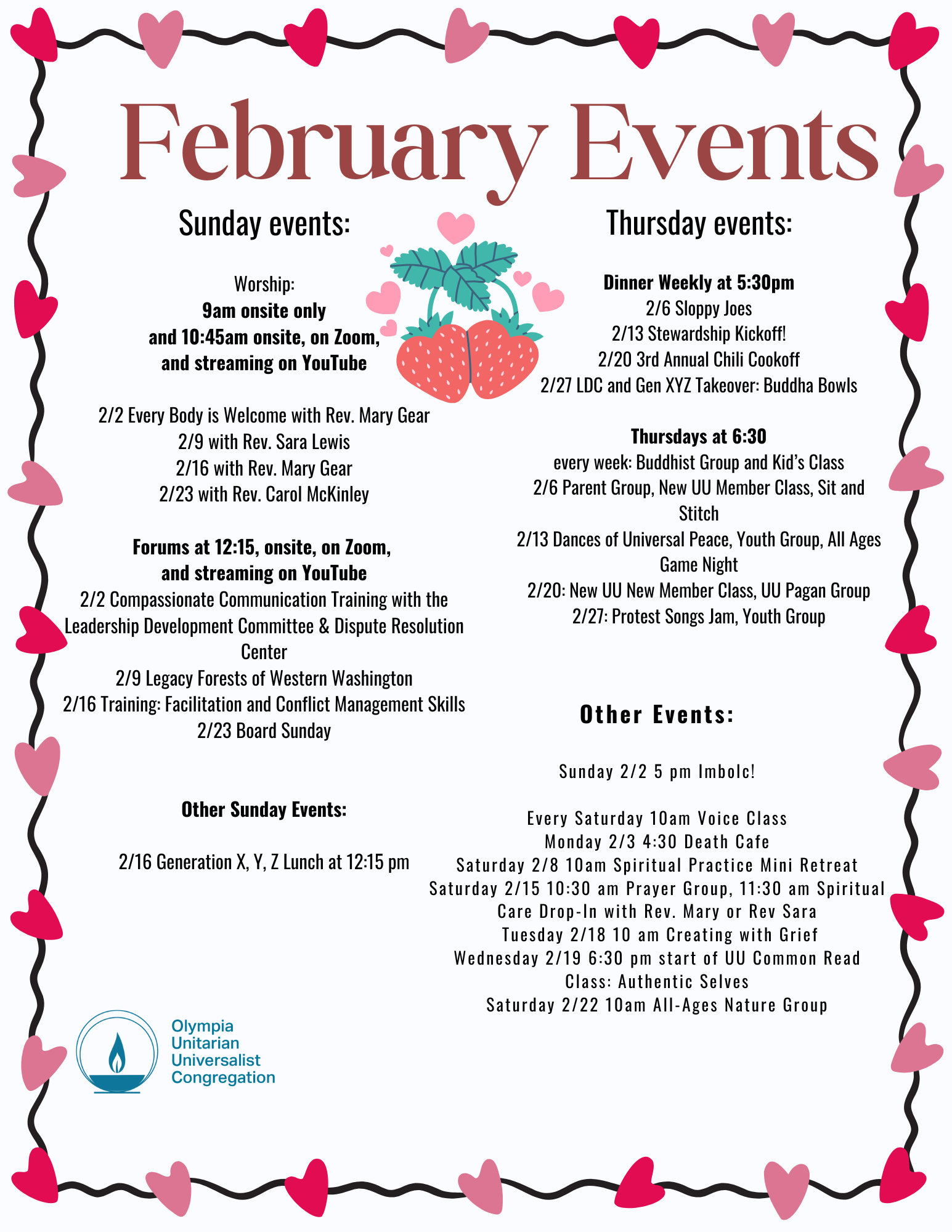 preview image of Feb '25 Events flyer